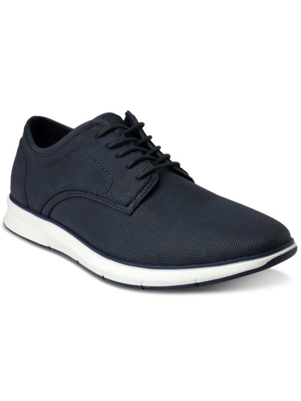 Alfani Men's Dalton Textured Faux-Leather Lace-Up Sneakers Size 12